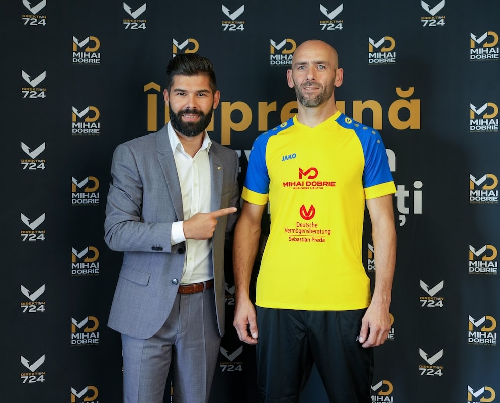 Mihai Dobrie în calitate de sponsor: Echipa națională